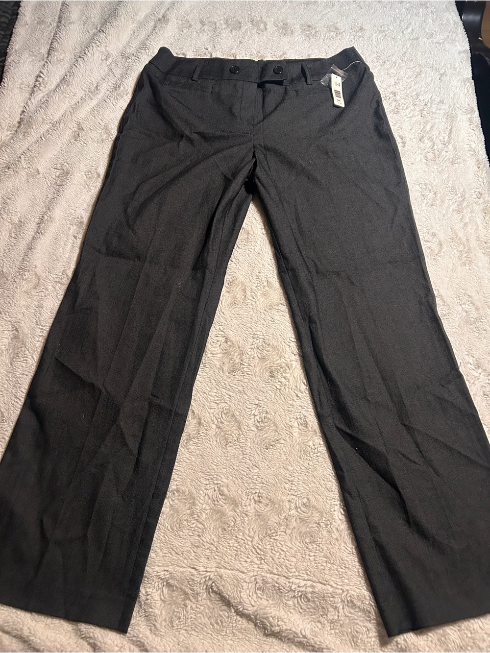 new directions Black Women's Dress Trousers - Straight Leg